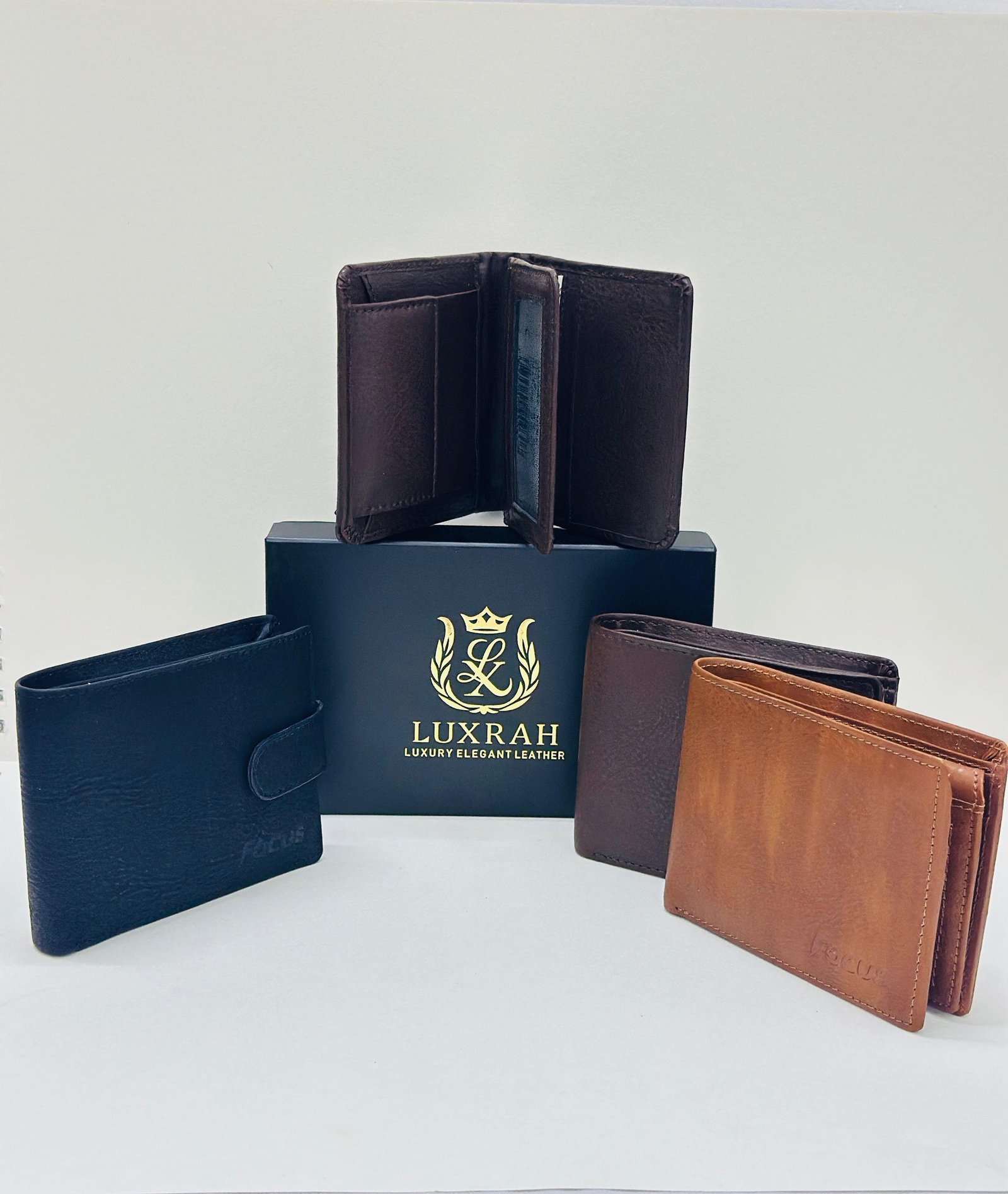 LXL 002 GENUINE LEATHER-BROWN
