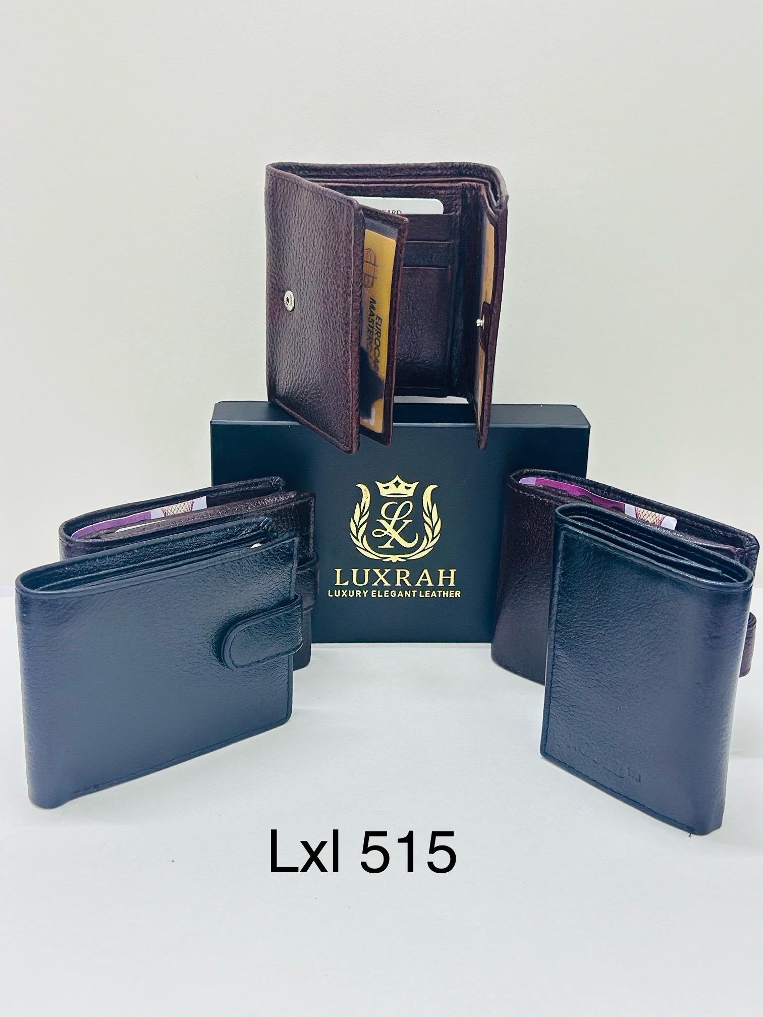 LXL 515 GENUINE LEATHER-BLACK